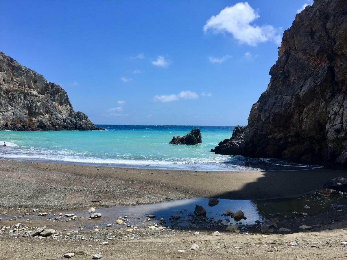 Landros Villa Kamilari Bagian luar foto