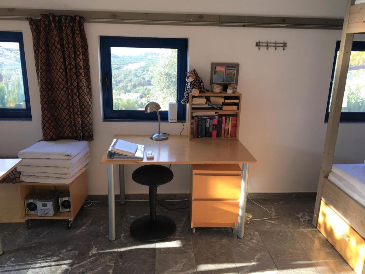 Landros Villa Kamilari Bagian luar foto